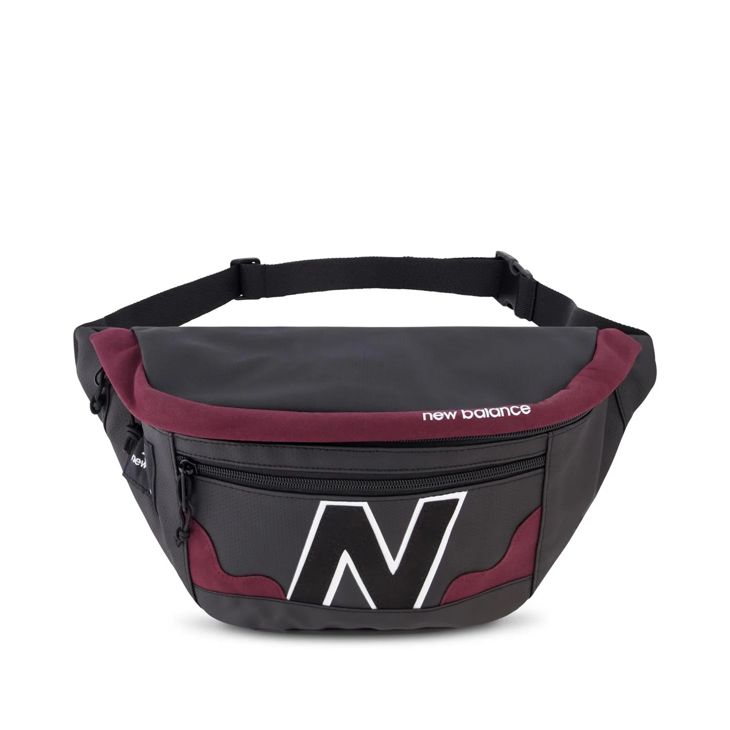 New Balance Legacy Waist Bag Size 7.1" - Black/Red