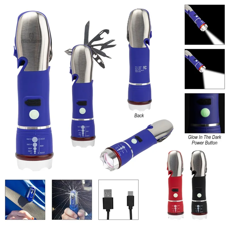 Emergency Cob Flashlight Multi-tool 2.0 view 2