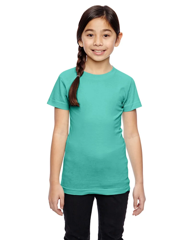 LAT Girls' Fine Jersey T-Shirt view 6