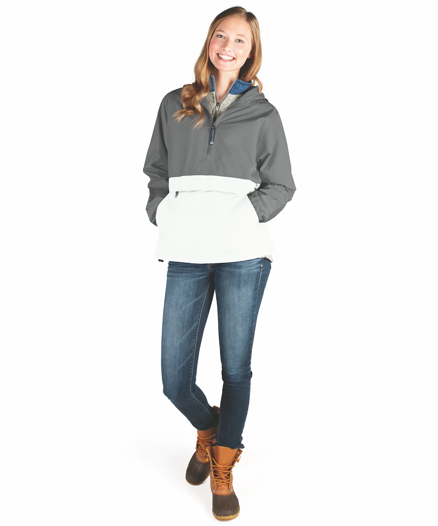 Gray/White Blank Front