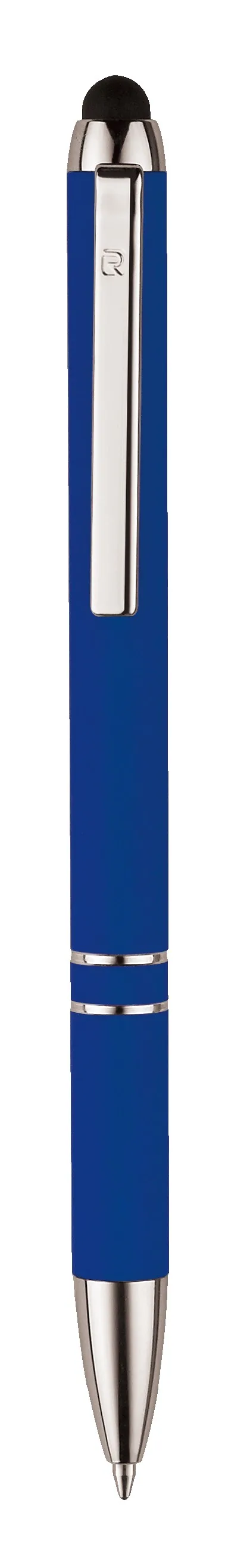 Blue/Silver/Black Blank Front View
