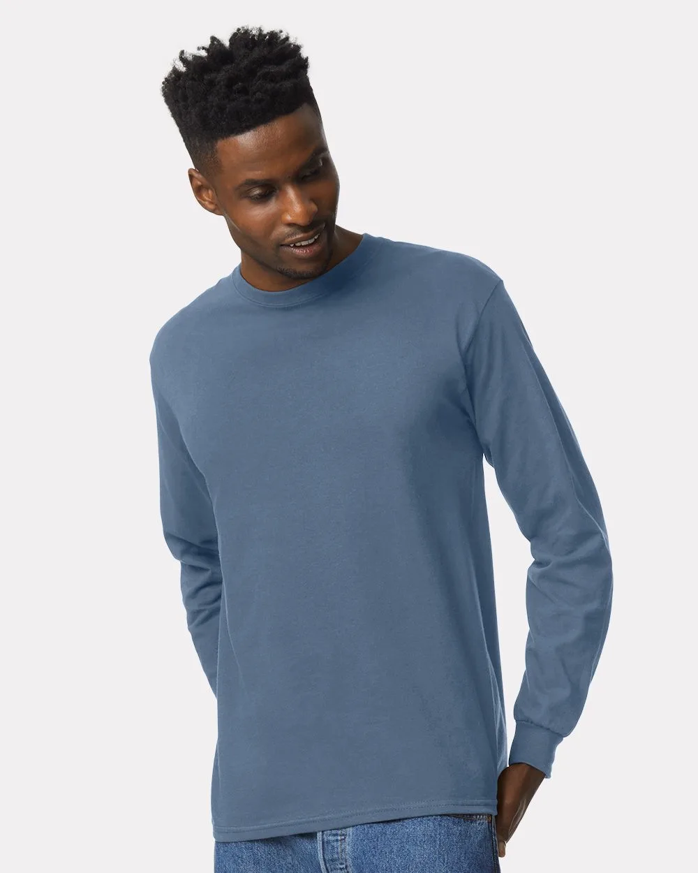 Gildan® Unisex Ultra Cotton® Long Sleeve T-Shirt view 2