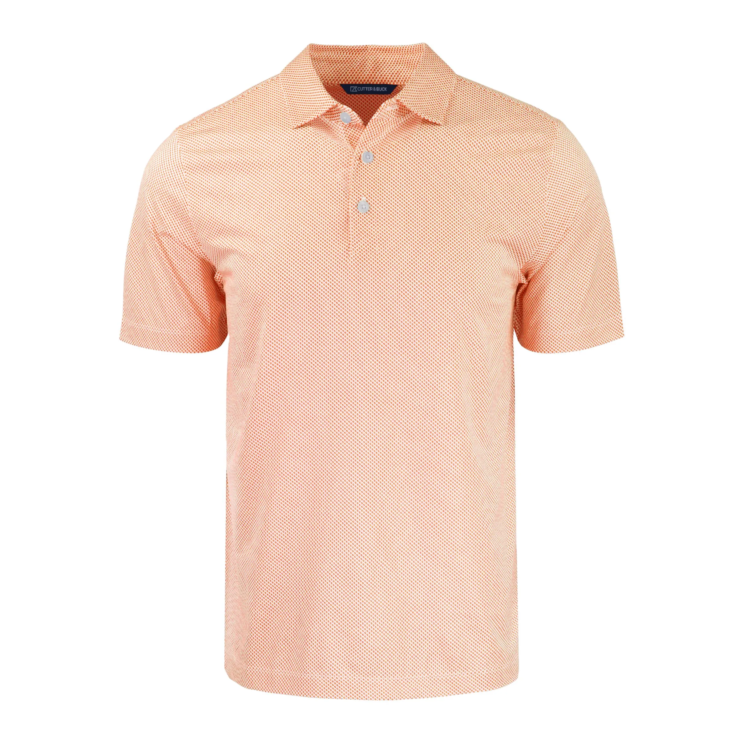 Cutter & Buck Pike Eco Symmetry Print Stretch Recycled Mens Polo view 4