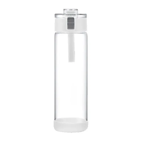 Laramie 22oz Glass Bottle w Flip Lid view 2