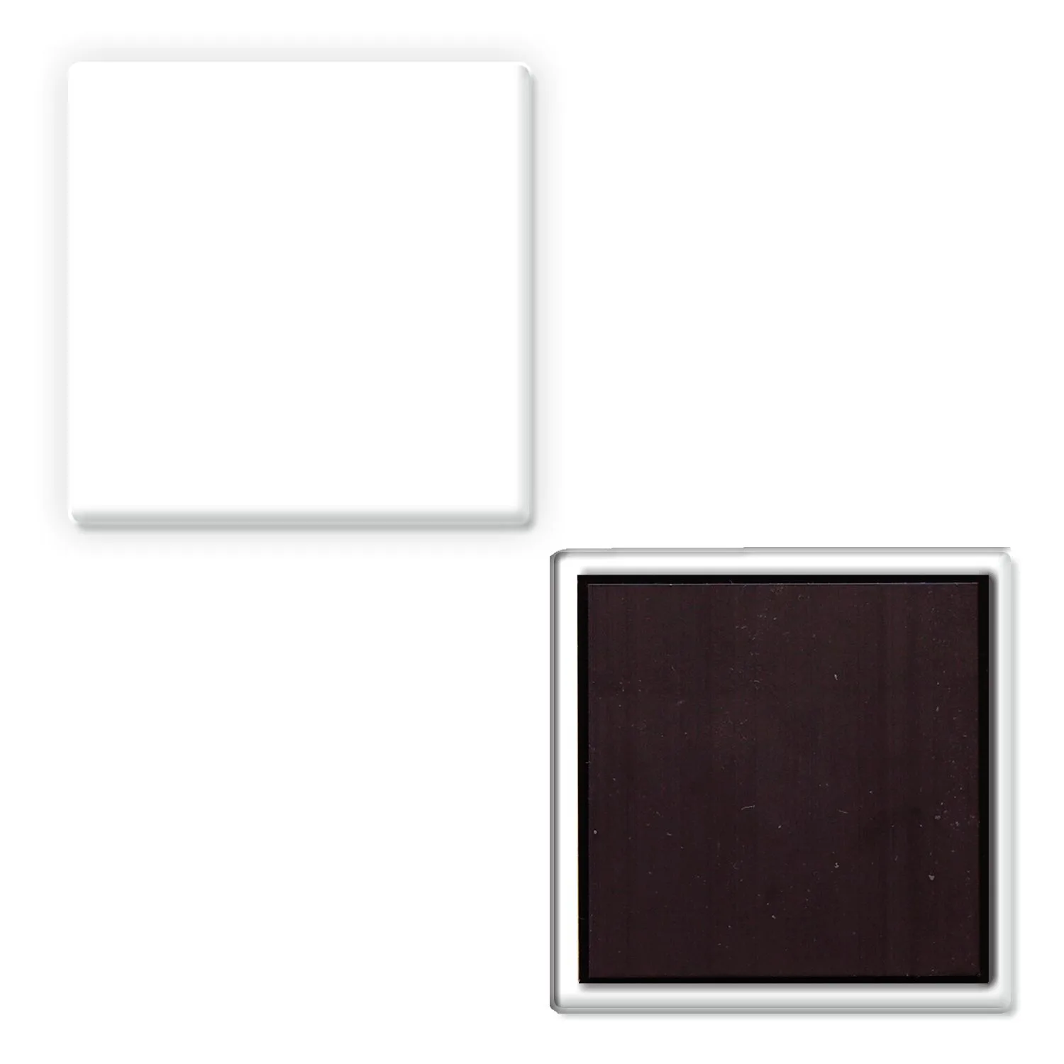 Square Button w/ Magnet view 2