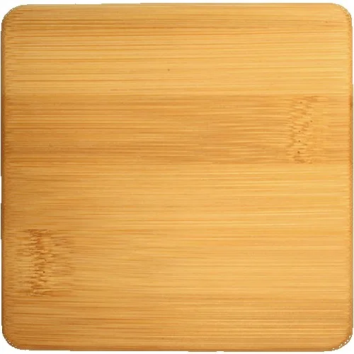 1 Pack Square Bamboo Coaster view 2