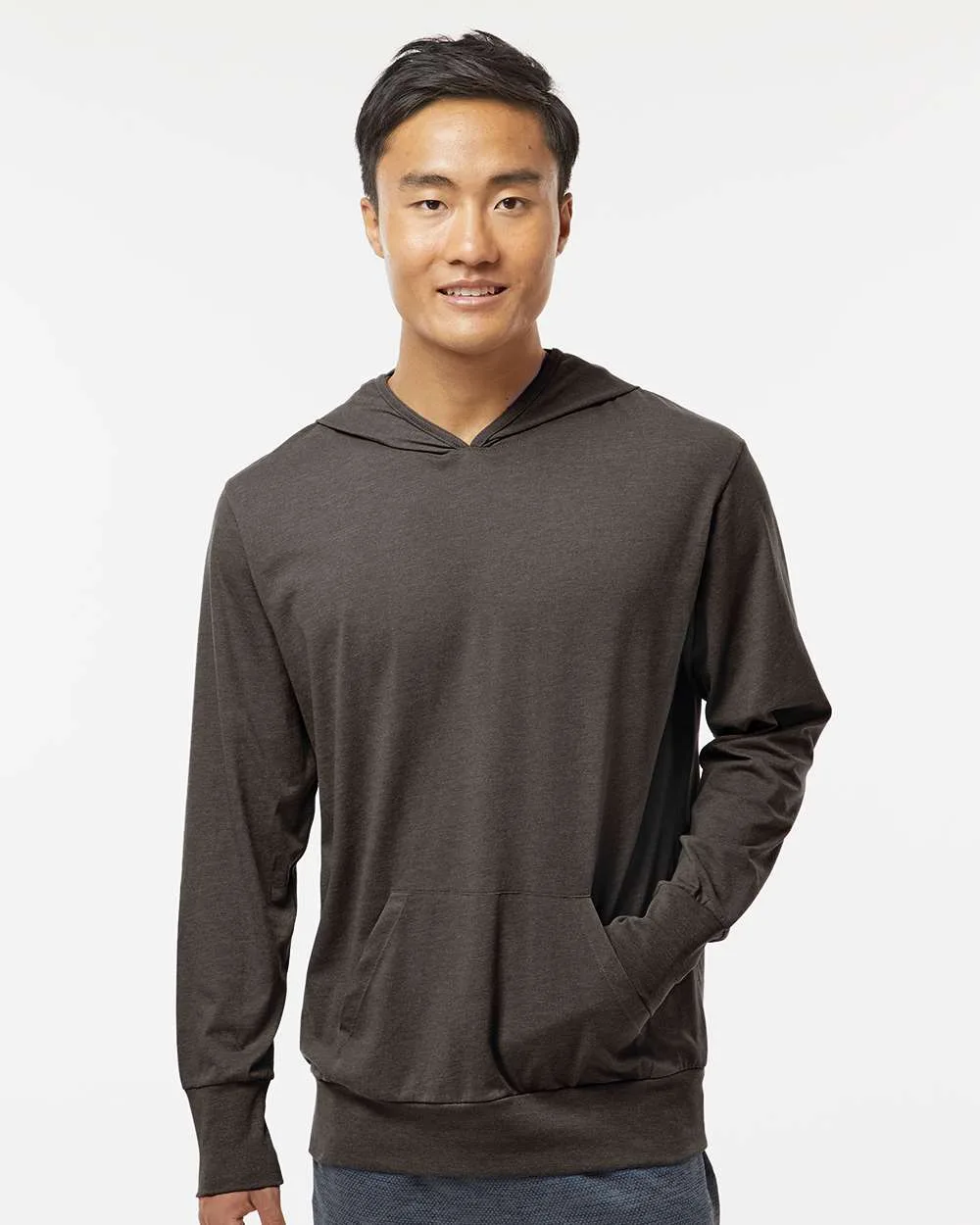 Kastlfel® Unisex RecycledSoft™ Hooded Long Sleeve T-Shirt view 4