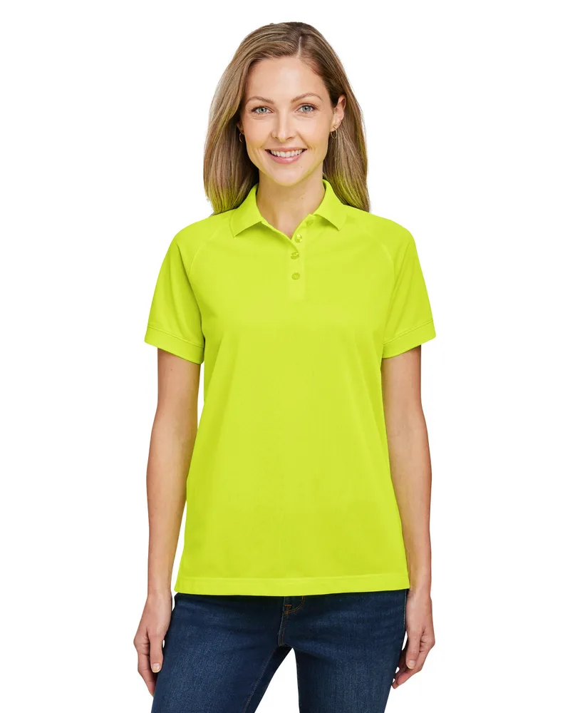 Harriton Women's Charge Snag and Soil Protect Polo Shirt view 5