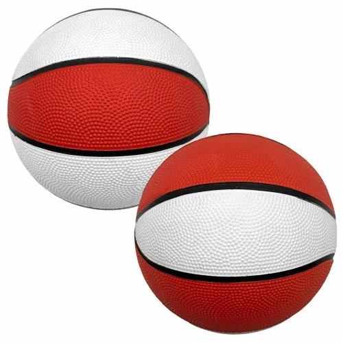 5" Mini Rubber Basketball - Colors view 2