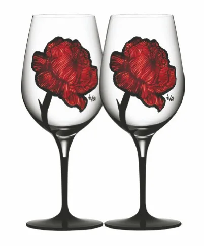 Kosta Boda Tattoo Wine 2-Pack