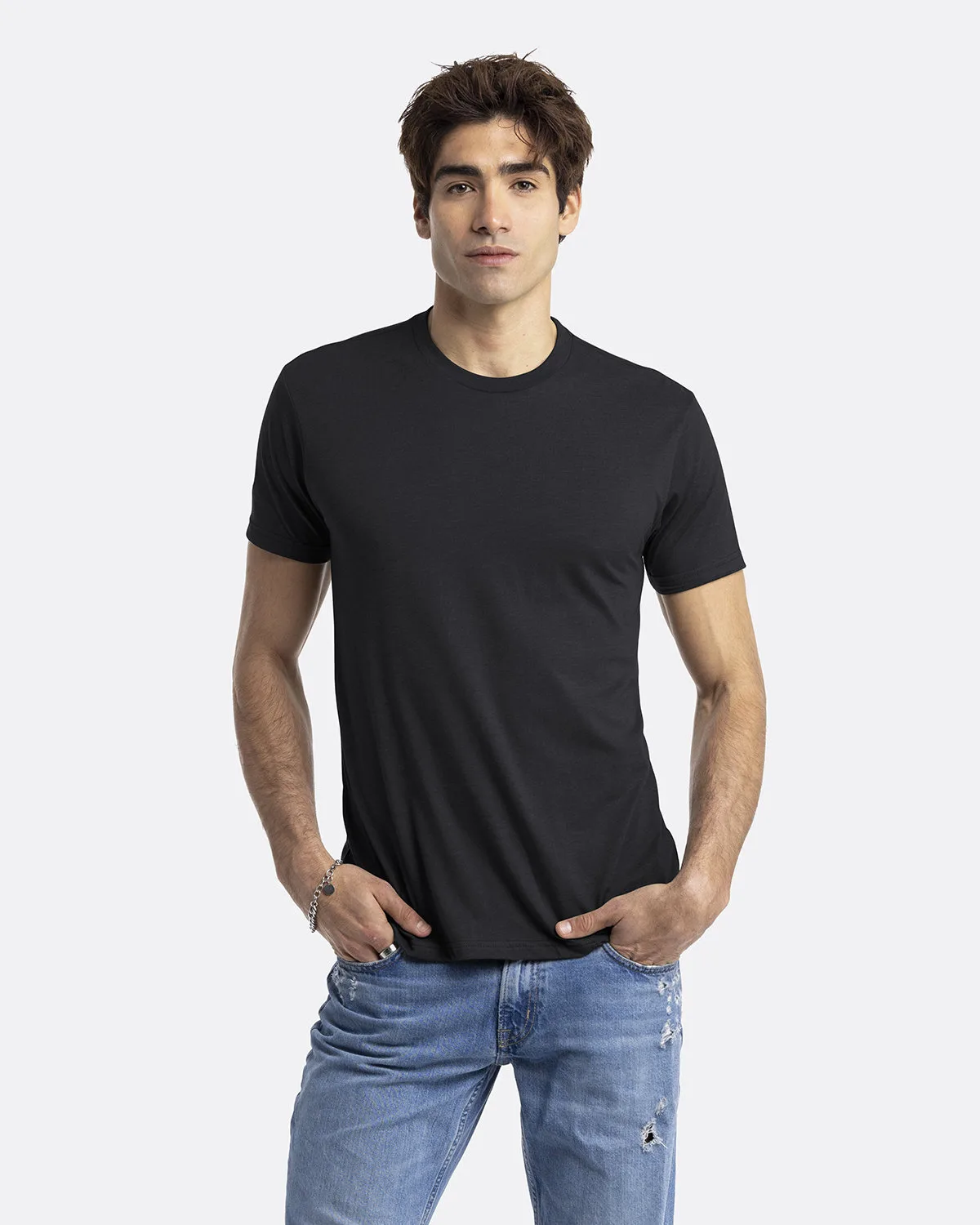 NEXT LEVEL APPAREL Unisex CVC Crewneck T-Shirt view 3