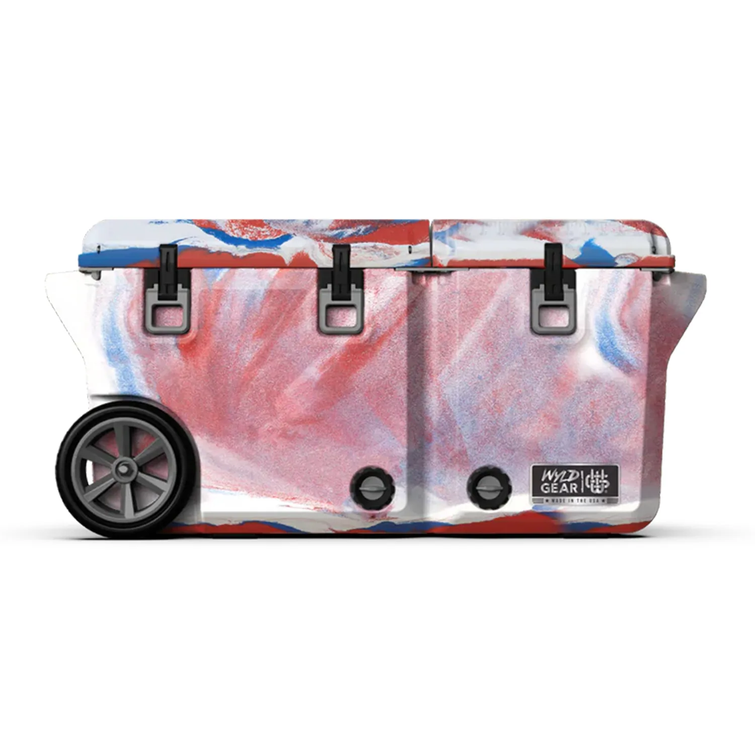 65 QT Wyld Gear® Divided Wheeled Hard Cooler Ice Chest (40" x 19") view 2