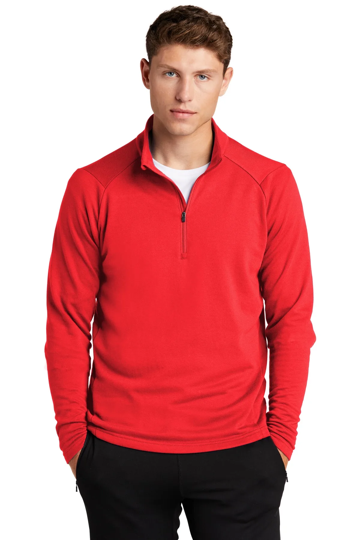 Sport-Tek ® Lightweight French Terry 1/4-Zip Pullover. view 4