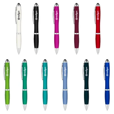 Metallic Curvaceous Ballpoint Stylus