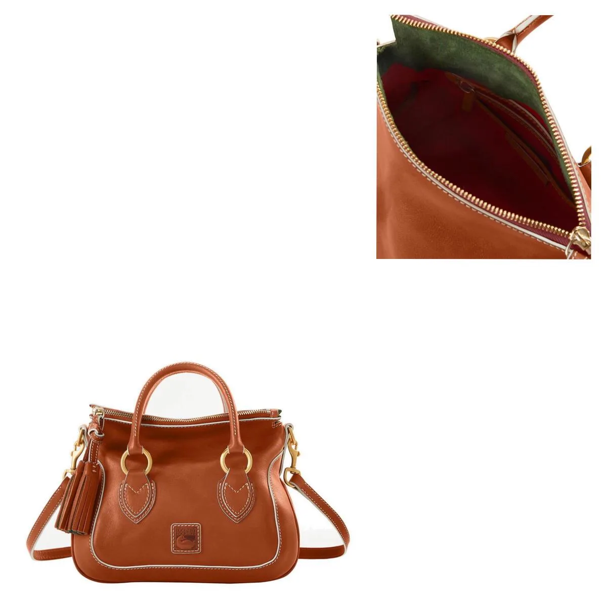 Dooney & Bourke Florentine Natural Small Satchel