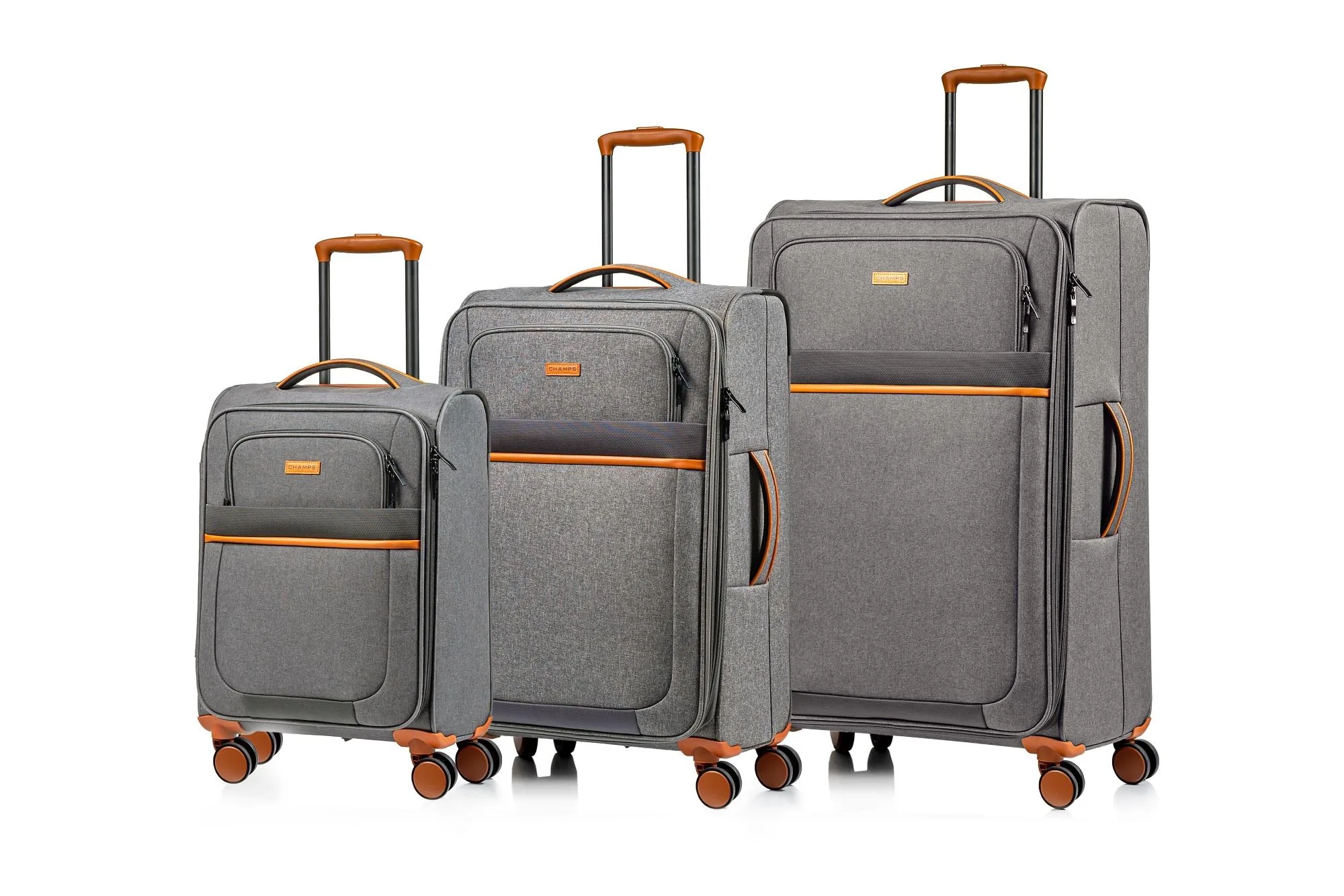 Champs Luggage Classic Ii Softcase Luggage Set Size 30" X 18" - Gray