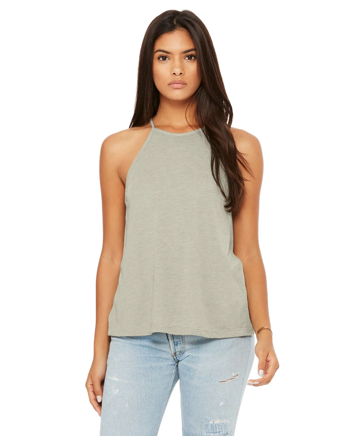 BELLA+CANVAS Ladies' Flowy High Neck Tank view 2