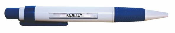 Click Message Pen - White/Colored Accent (Priority) view 2