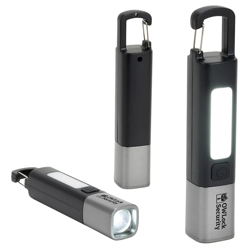 Best Buddy Tools ® Rechargeable Carabiner LED Flashlight