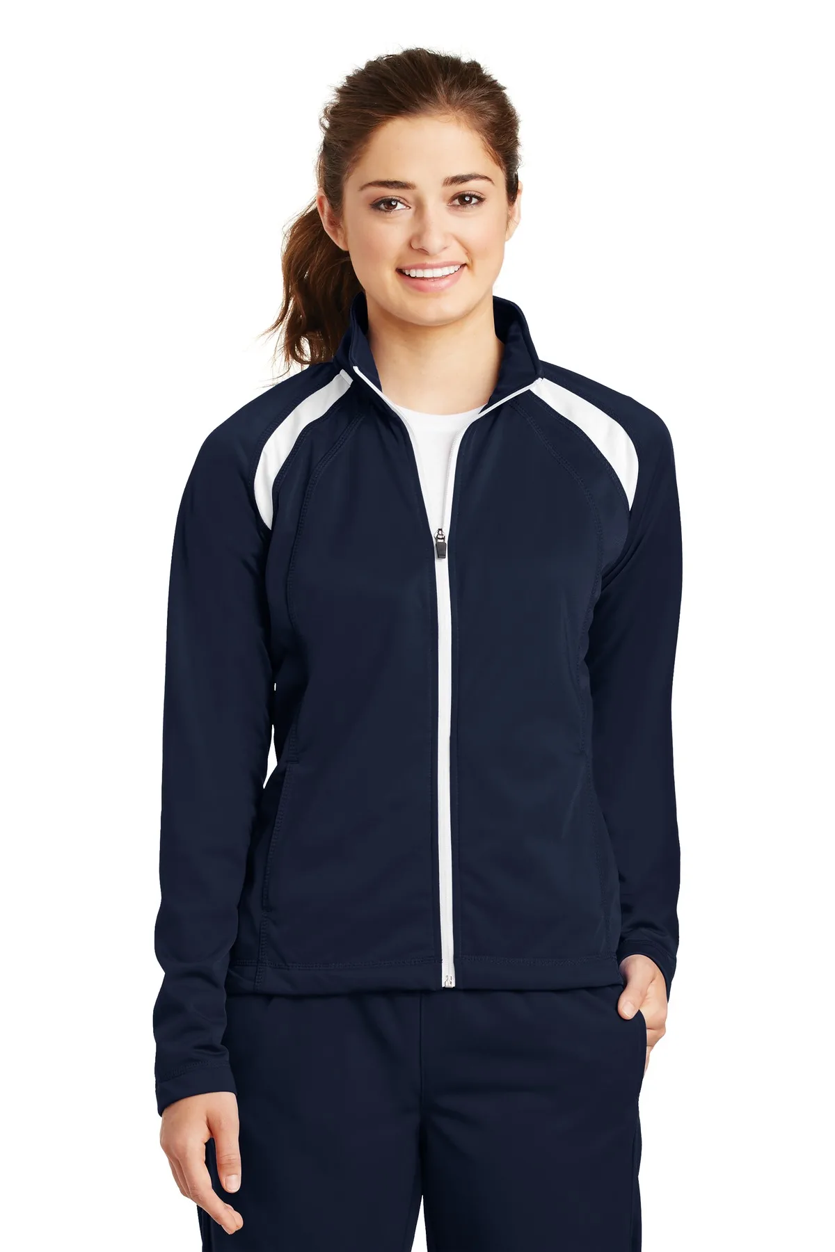 Sport-Tek® Women's Tricot Track Jacket.