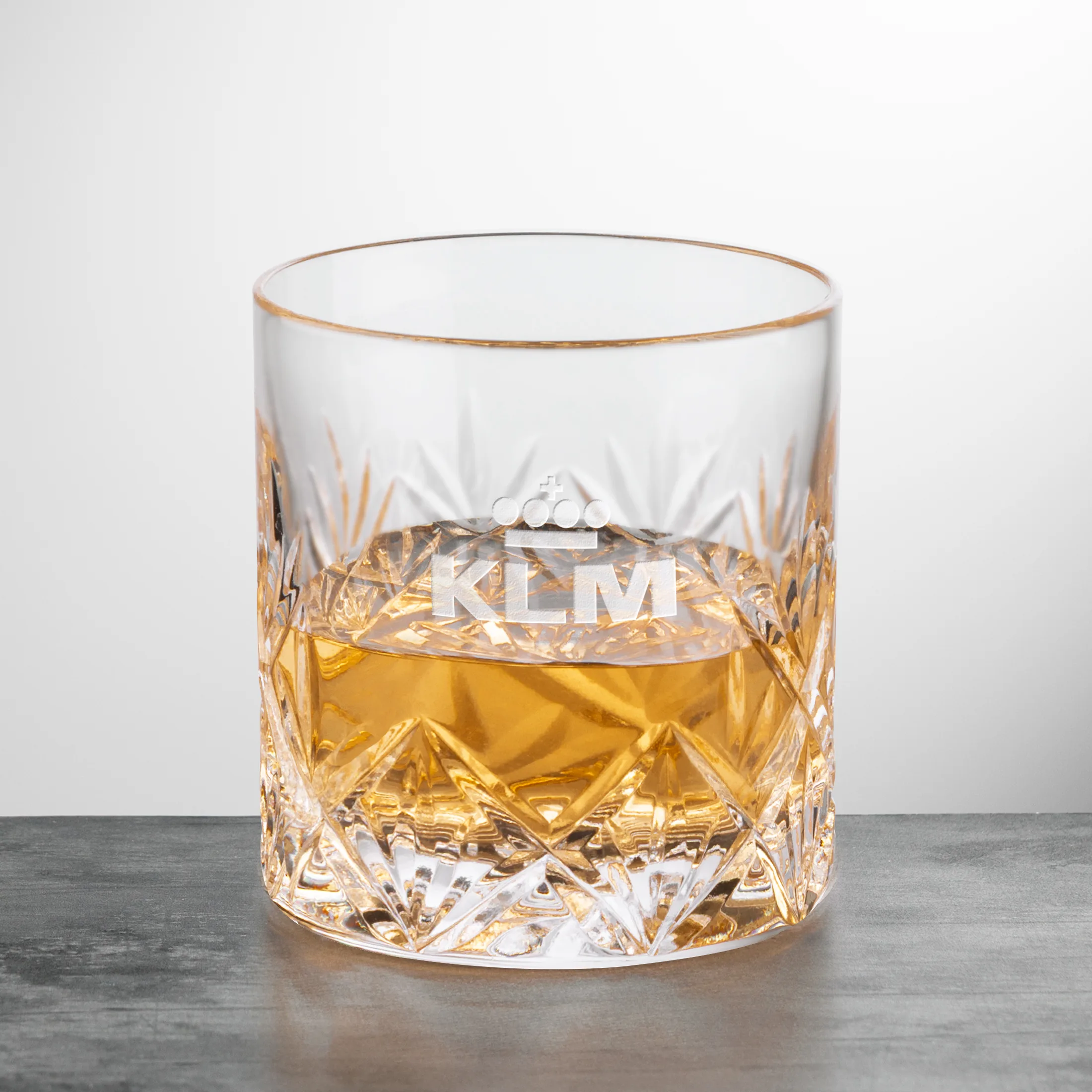Glass Only, Deep Etch, On-the-Rocks