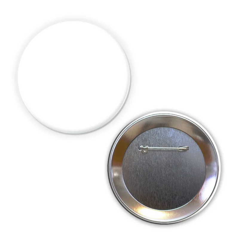 3 Diam Round Button w/ Pin view 2