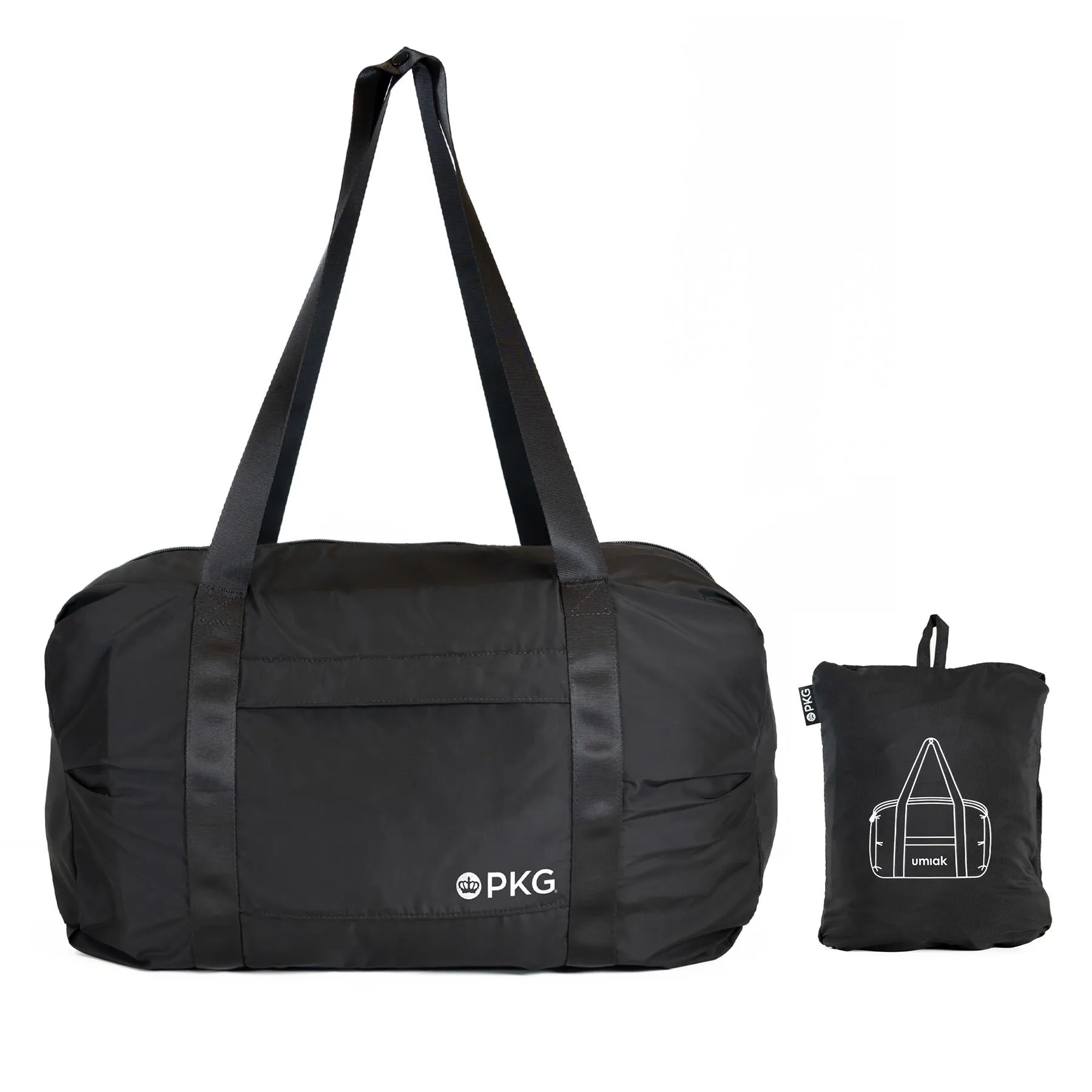 PKG Umiak 31L Recycled Packable Duffle Bag - Black