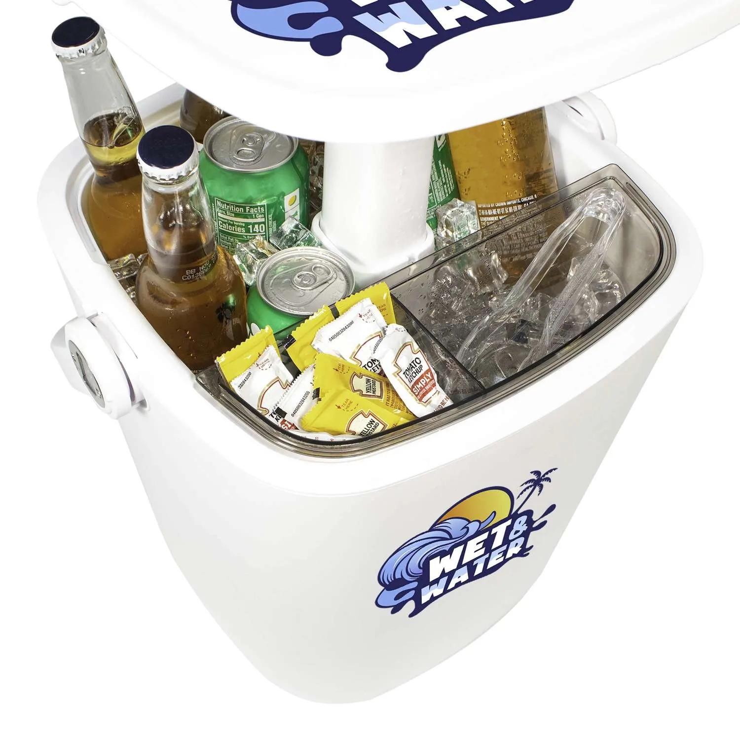 15L Mini Cool Bar, Front and Top Imprinted view 3