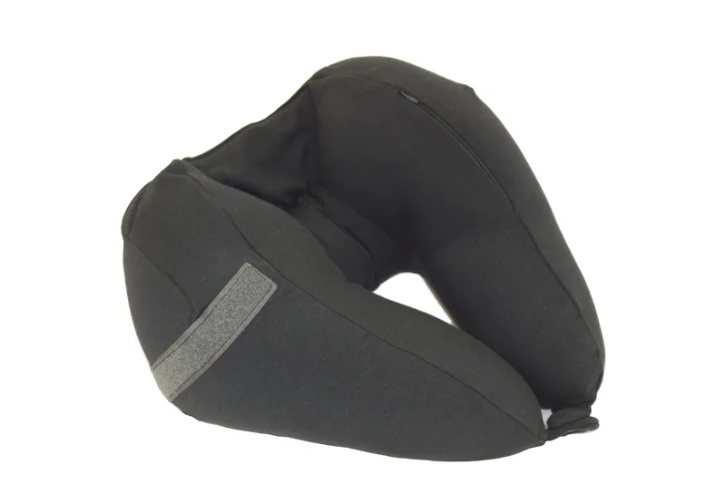 Yogibo Nap X Travel Neck Pillow W/ Built-In Eye Mask Dark Gray