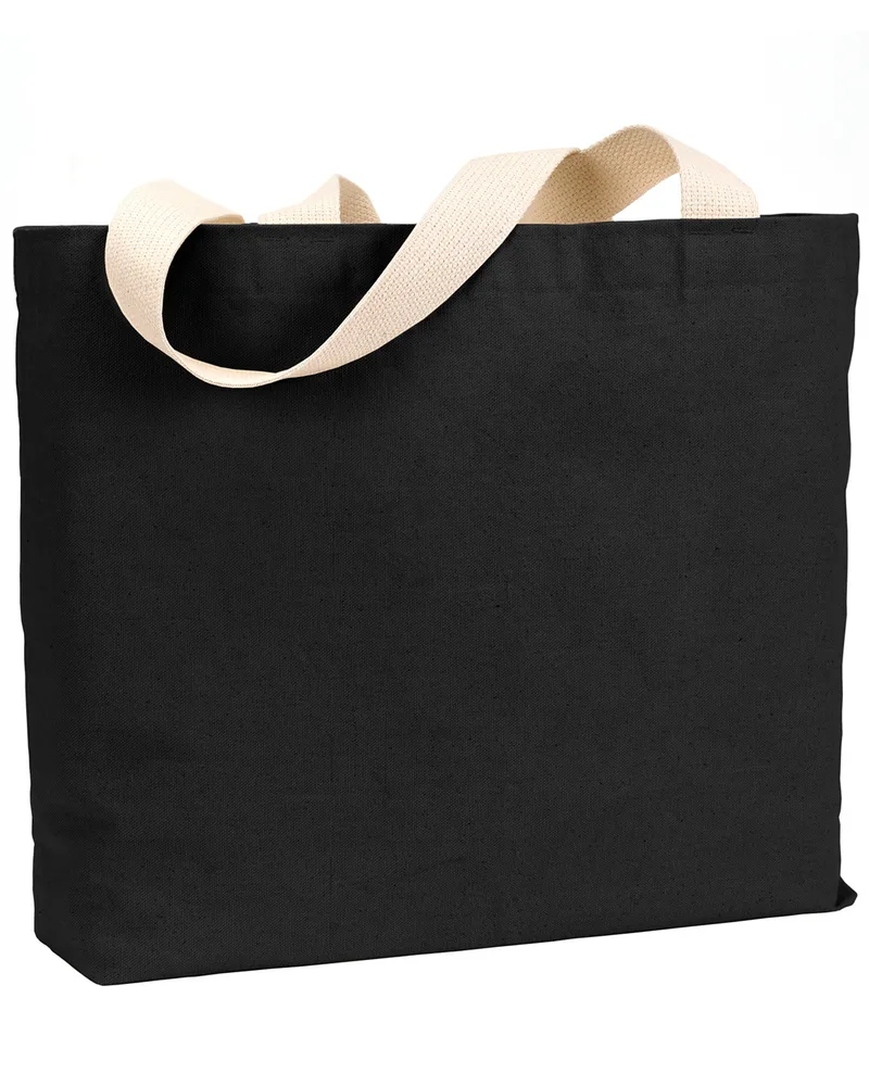 Bayside USA Made Cotton Canvas Jumbo Tote Bag