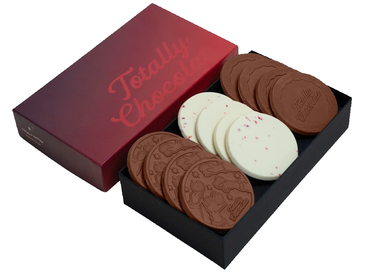 Gourmet 12-Piece Chocolate Cookie Gift Set with Luxury Custom Packaging