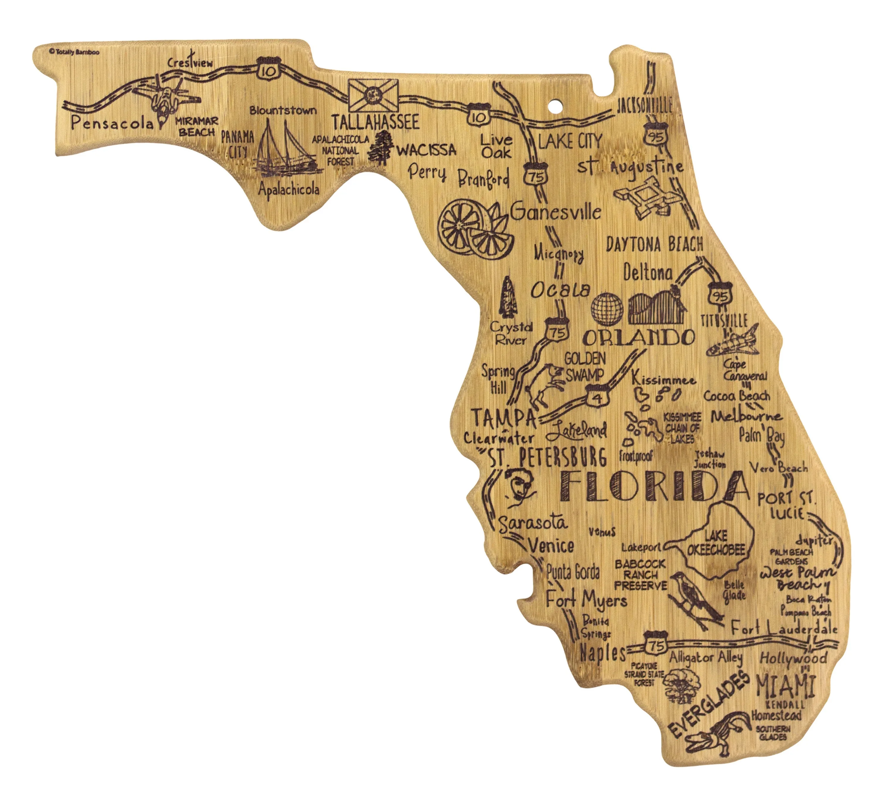 Destination Florida Cutting & Serving Board