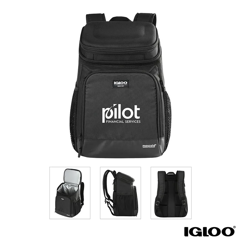 Igloo MaxCold Evergreen 18-Can RPET Cooler Backpack