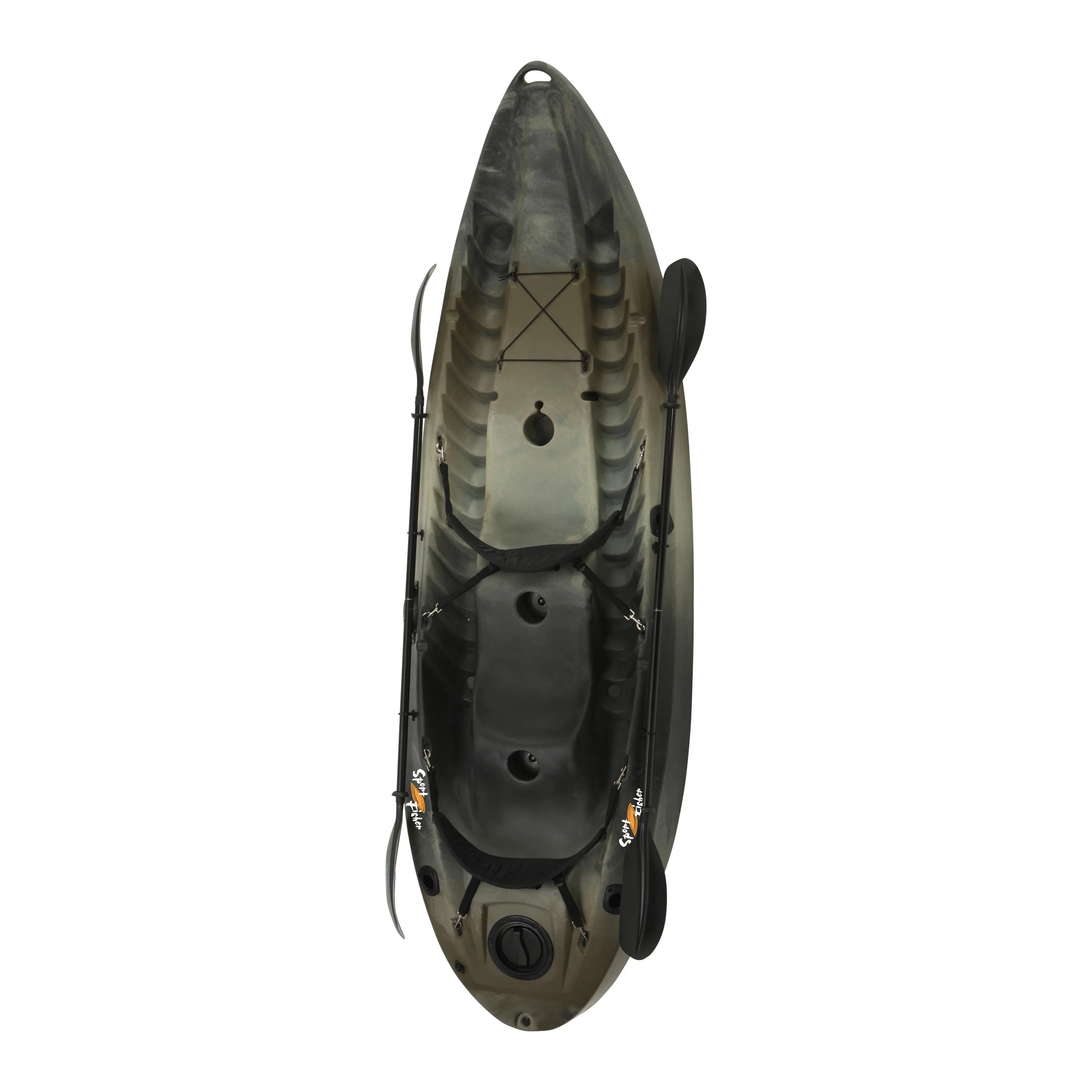 Lifetime Products Sport Fisher Tandem Kayak (W/ 2 Backrests & 2 Paddles)