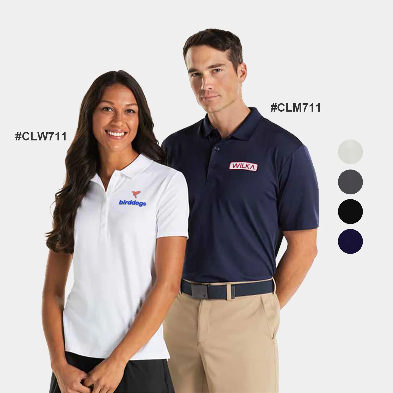 Callaway® Moisture Wicking UPF 50+ Solid Stretch Women's Polo Shirt with Custom Logo