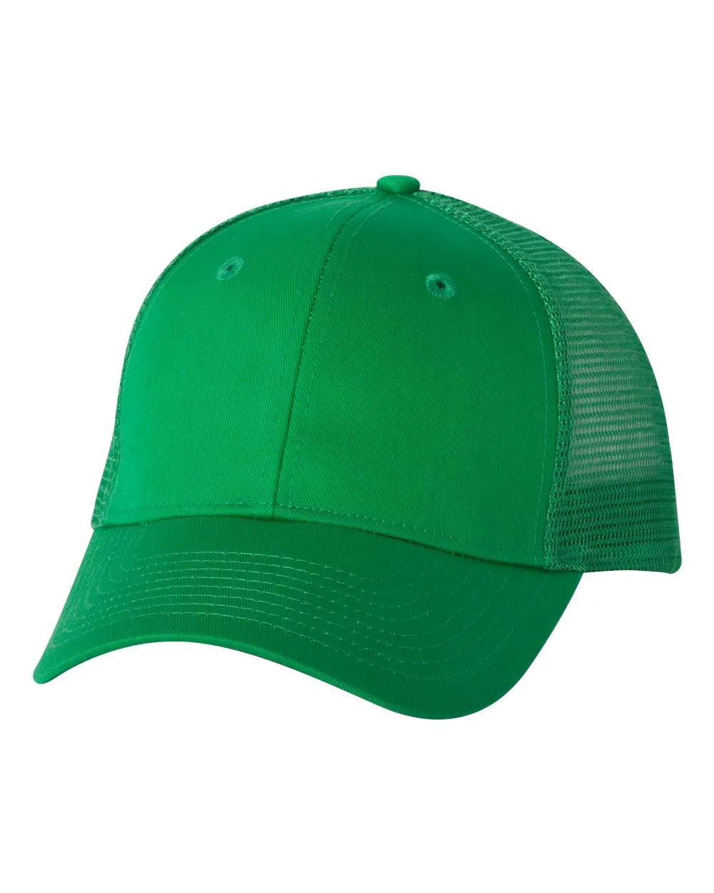 Valucap™ Mesh-Back Twill Trucker Cap