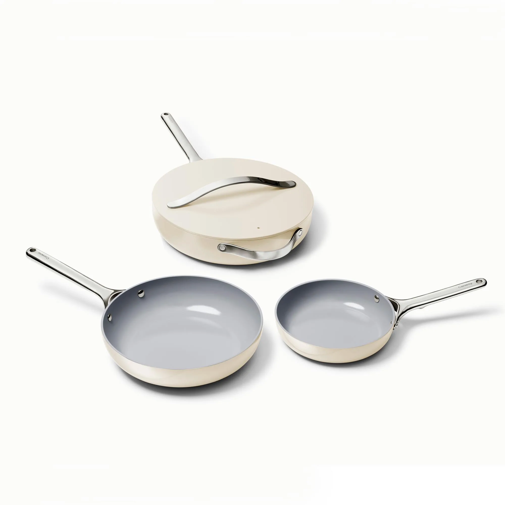 Caraway Fry Pan Trio Cream