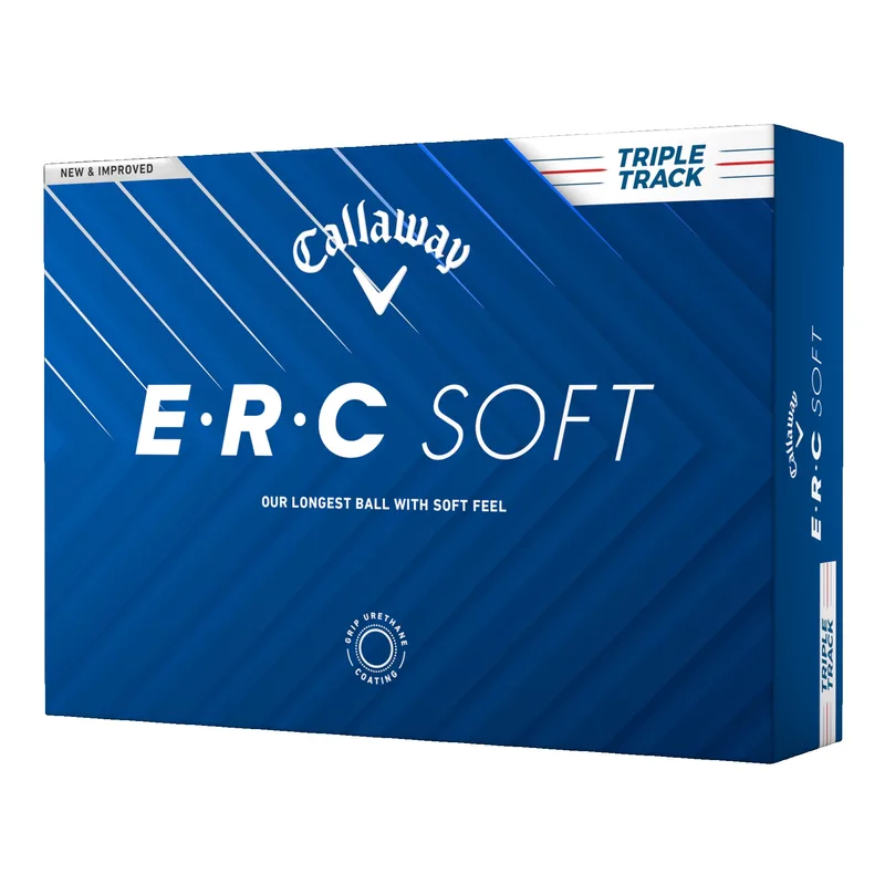 Callaway ERC Soft Triple Track Golf Balls - White