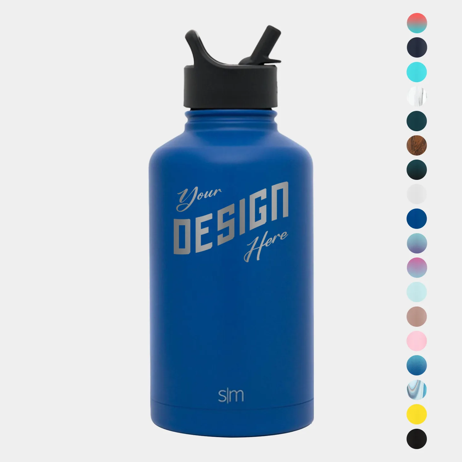 64 oz Simple Modern® Stainless Steel Insulated Water Bottle w/ Straw Lid