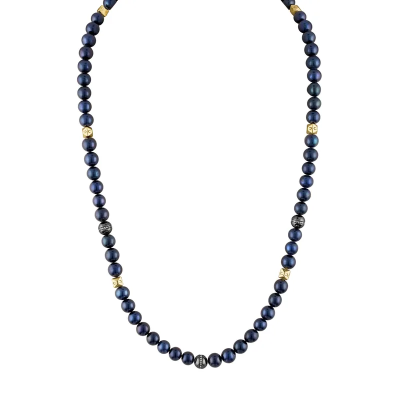 Bulova Jewelry Marine Star Pearl Necklace