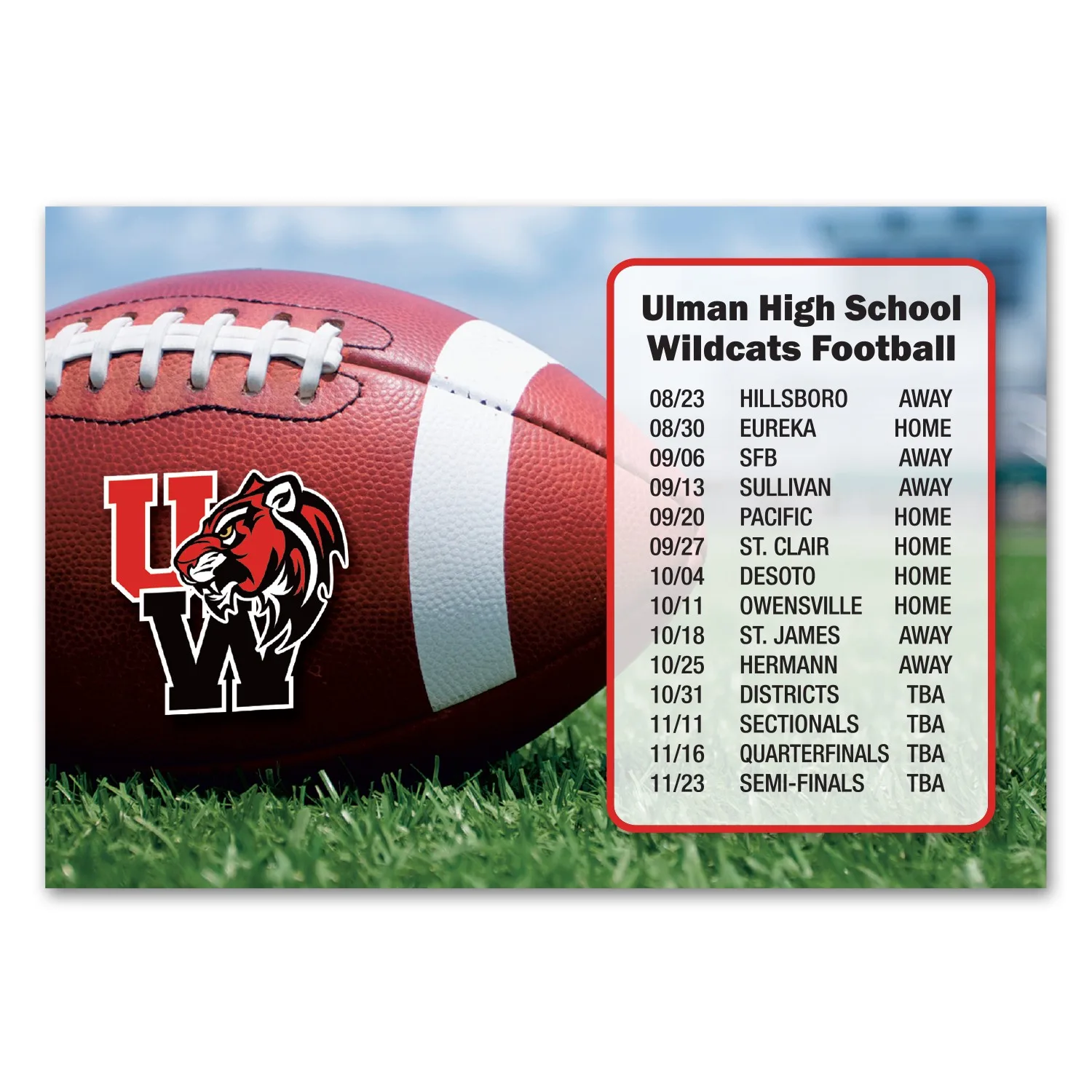 Schedule Magnet 4 x 5-7/8