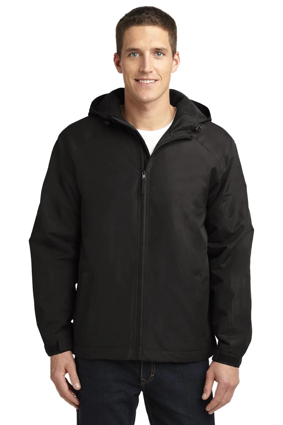 Port Authority® Hooded Charger Jacket.