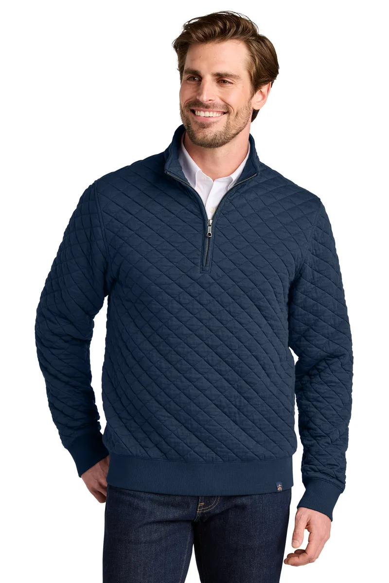 Brooks Brothers® Diamond Quilt 1/4-Zip view 3