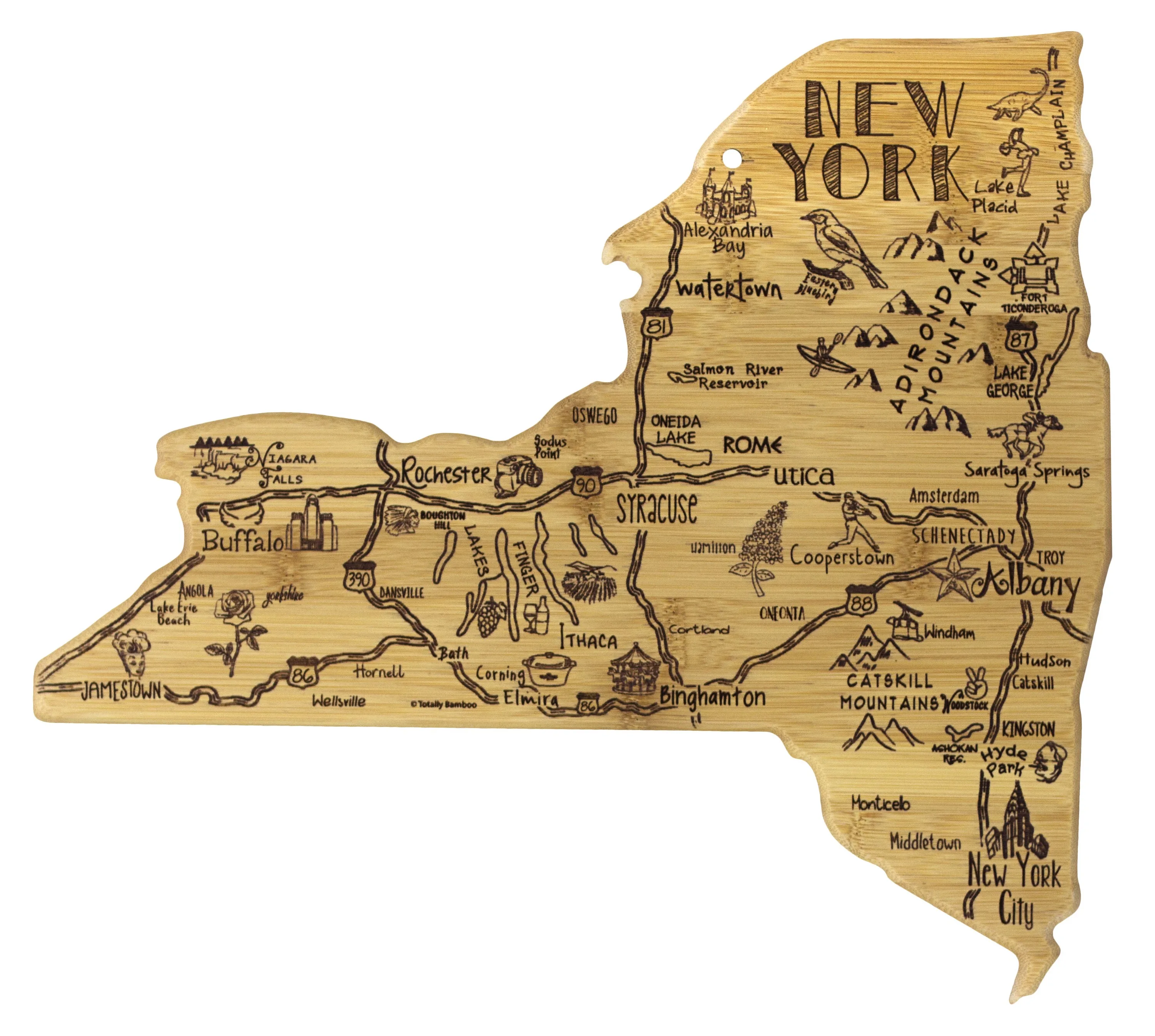 Destination New York Cutting & Serving Board