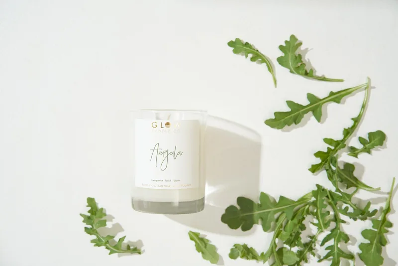 Glow Candle Company 14Oz Arugula Soy Candle