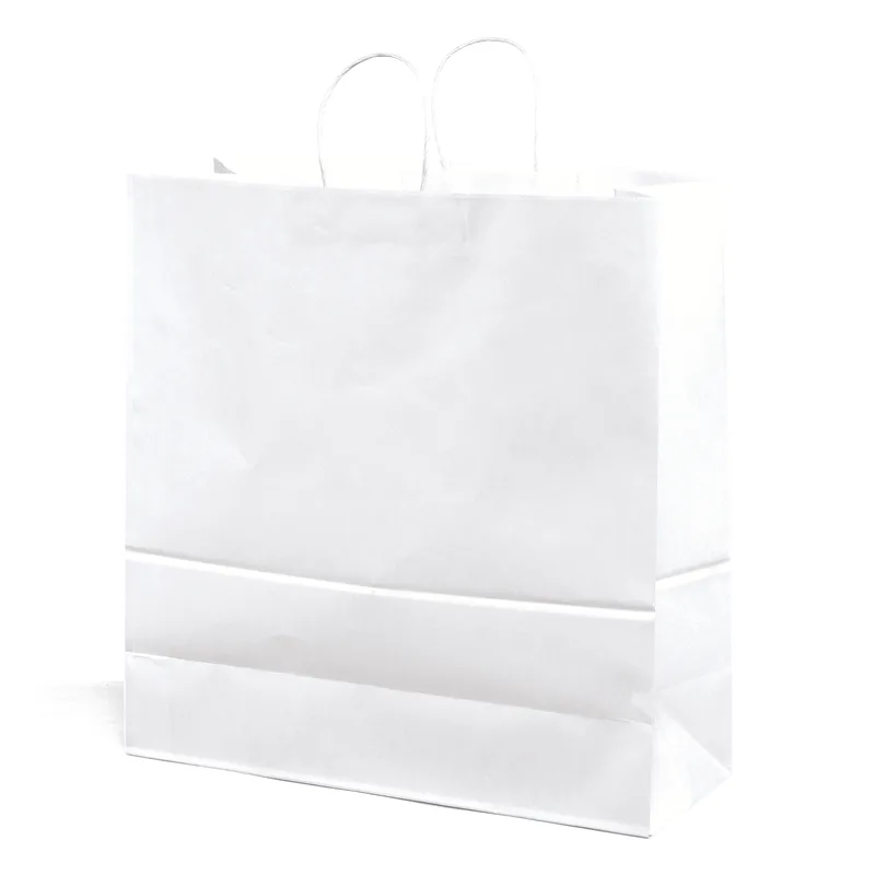 Duke - White Shopper - Foil Print (18" x 7" x 18 3/4") view 2