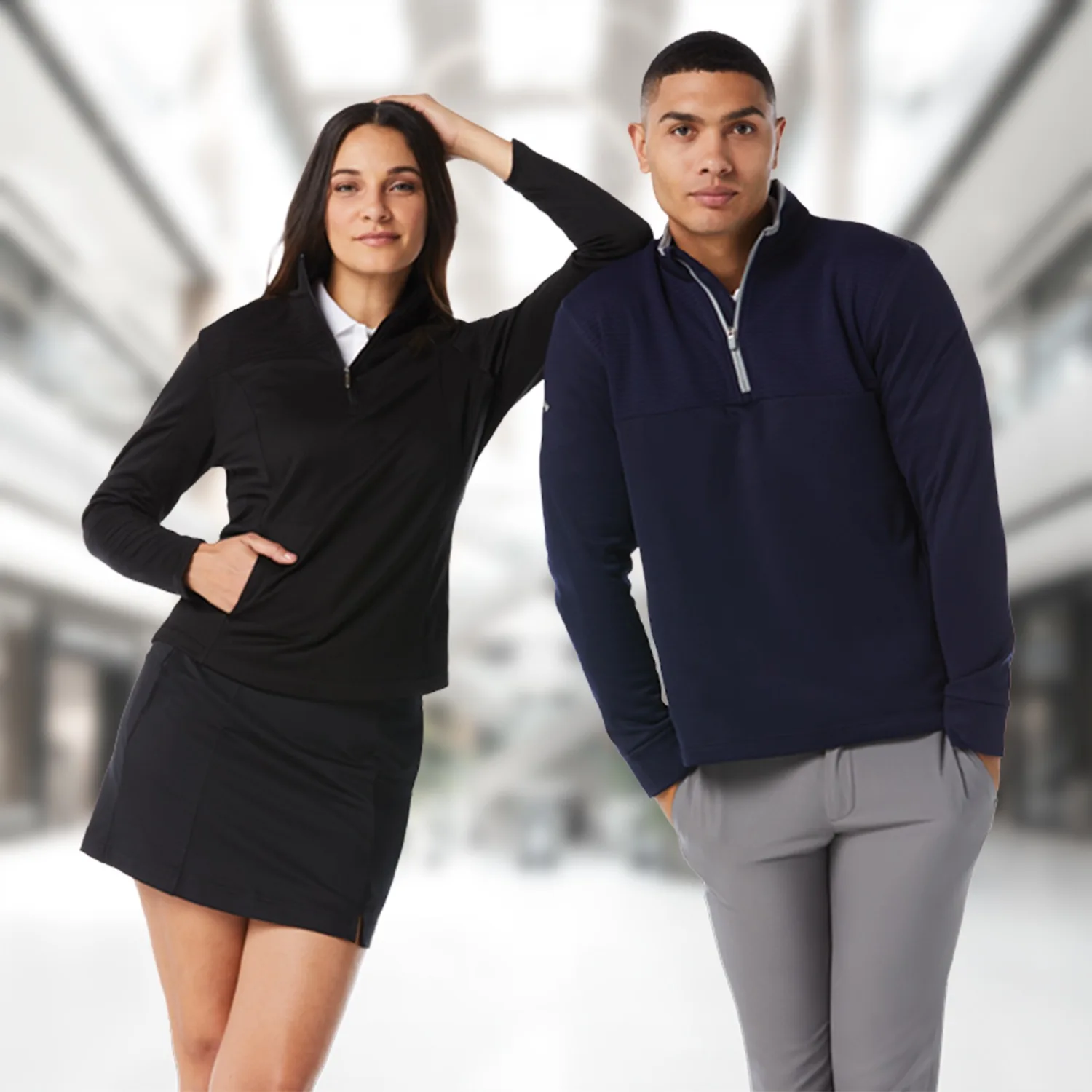 Callaway® Ottoman Women's 1/4-Zip Fleece Pullover with Custom Logo view 4