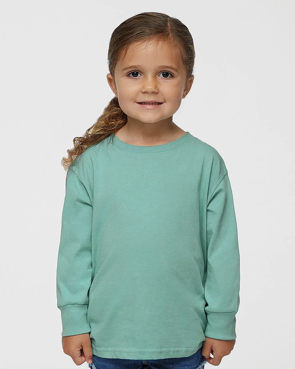 Rabbit Skins® Toddler Long Sleeve Fine Jersey Tee view 2