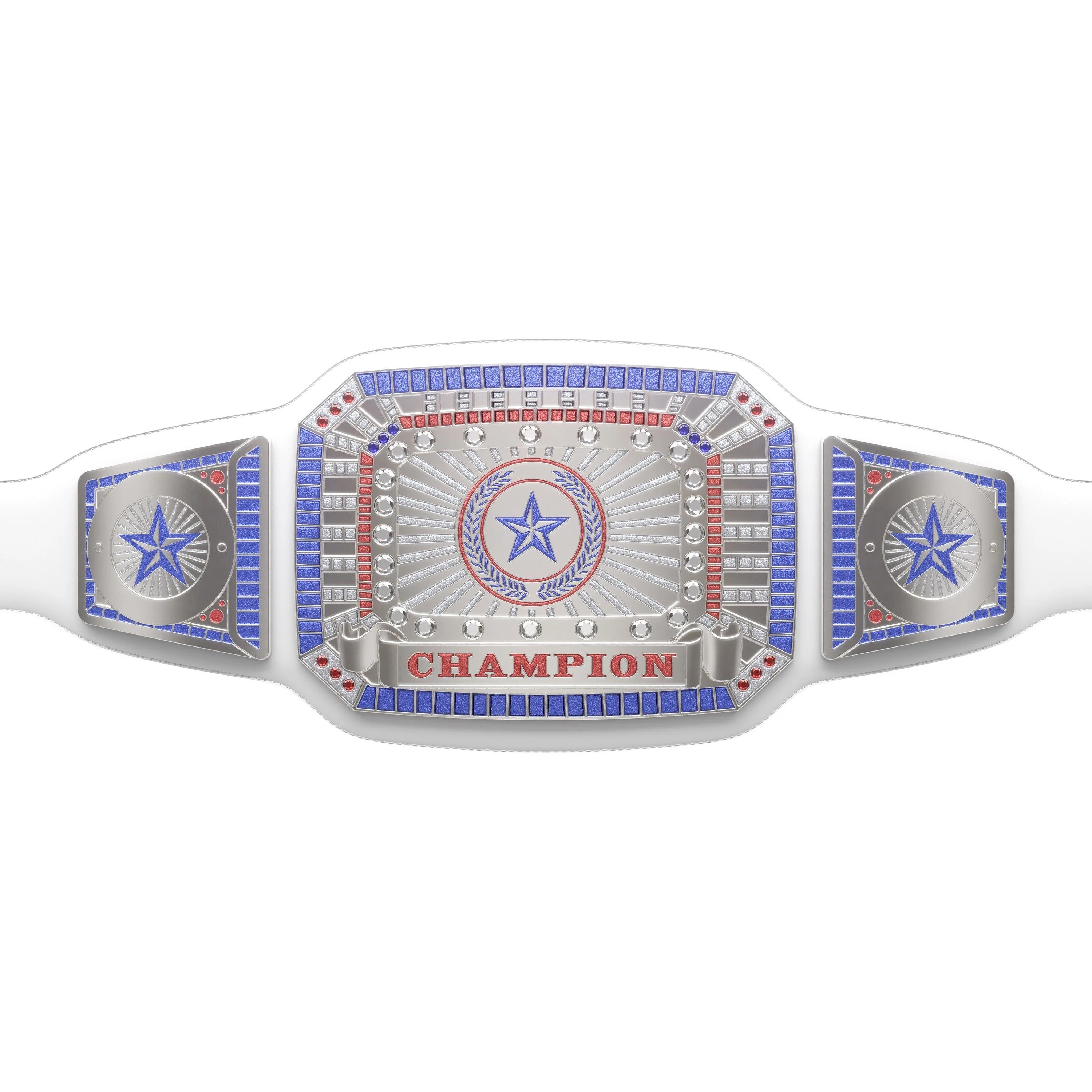 Vibraprint® Ultimate Championship Belt in White view 2
