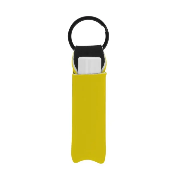 Neoprene Lip Balm Sleeve Pocket with SPF 15 Lip Balm view 3